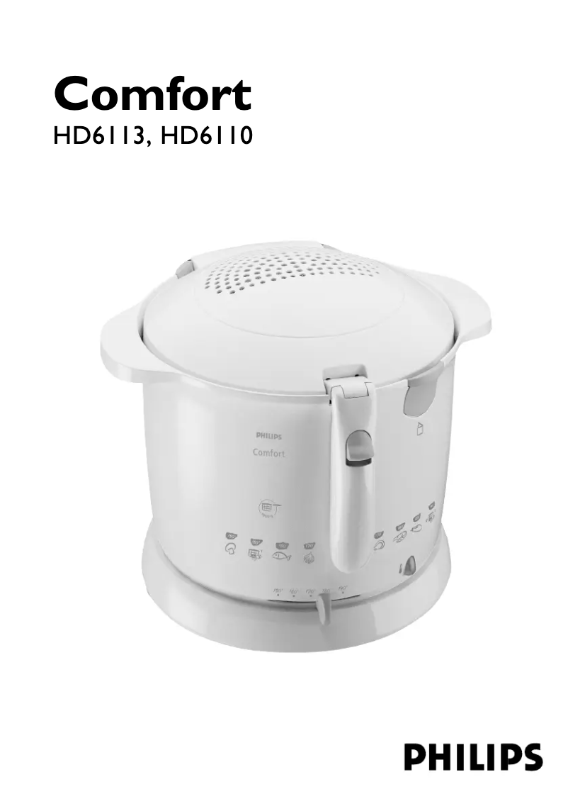 Page 1 de la notice Manuel utilisateur Philips Comfort HD6110