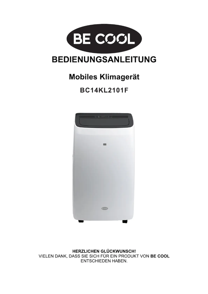 Image de la première page du manuel de l'appareil BC14KL2101F