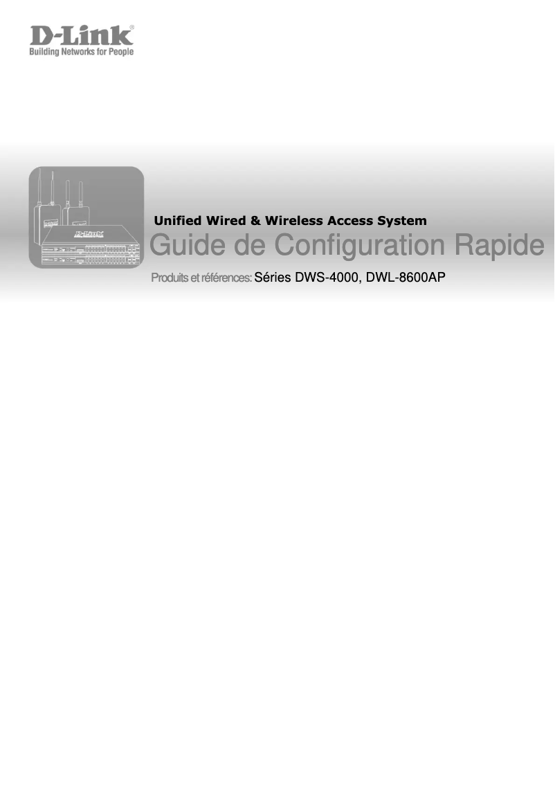 Imagen de la primera página del manual del dispositivo DWS-4026