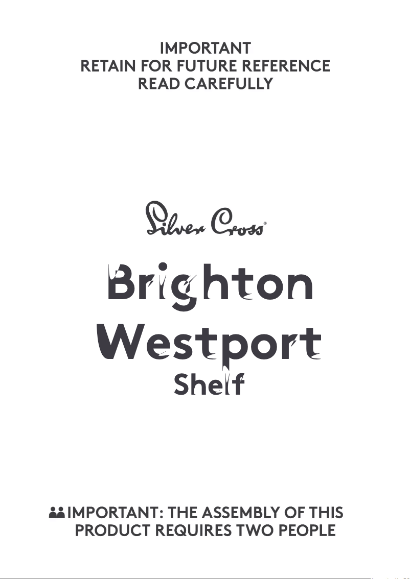Page 1 de la notice Manuel utilisateur Silver Cross Westport Shelf