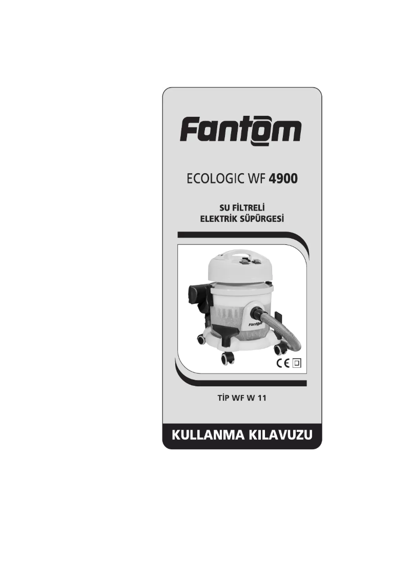 Image de la première page du manuel de l'appareil Ecologic WF 4900
