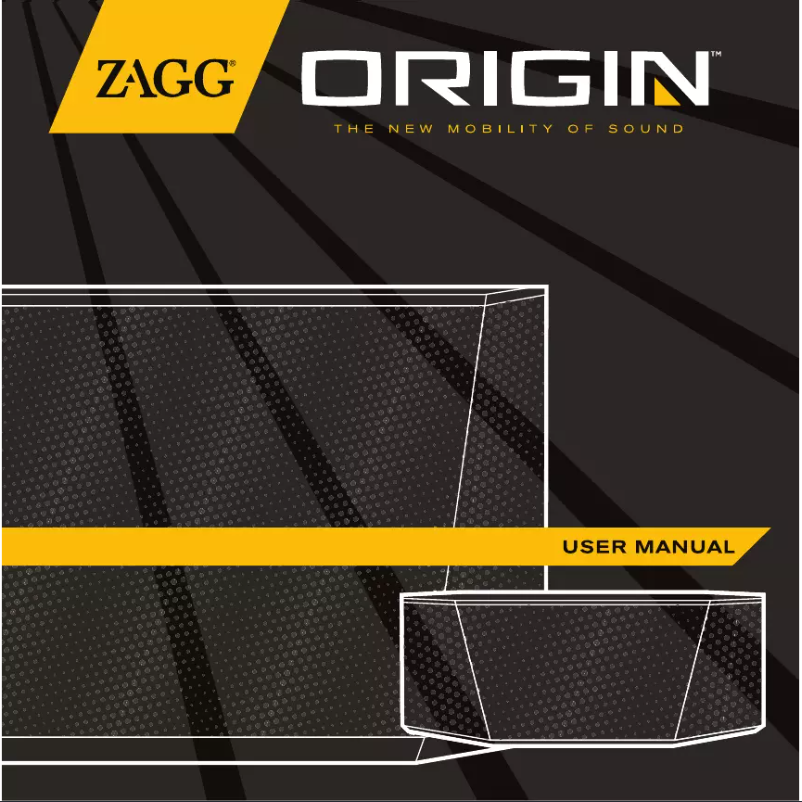 Página 1 del manual Manual de usuario Zagg Origin