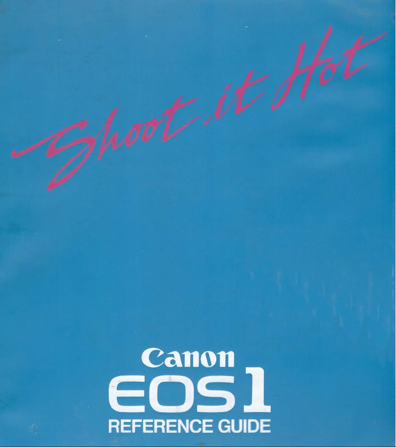 Page 1 of the manual User Manual Canon EOS-1