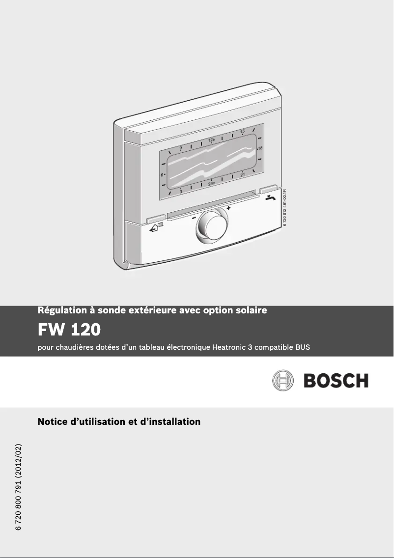 Page n°1 - Manuel utilisateur Bosch FW120