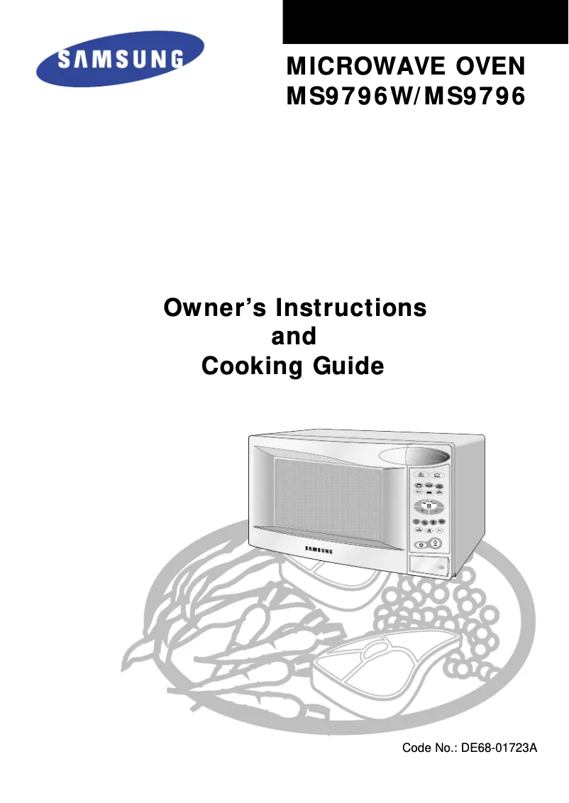 Page n°1 - Manuel utilisateur Samsung MS9796