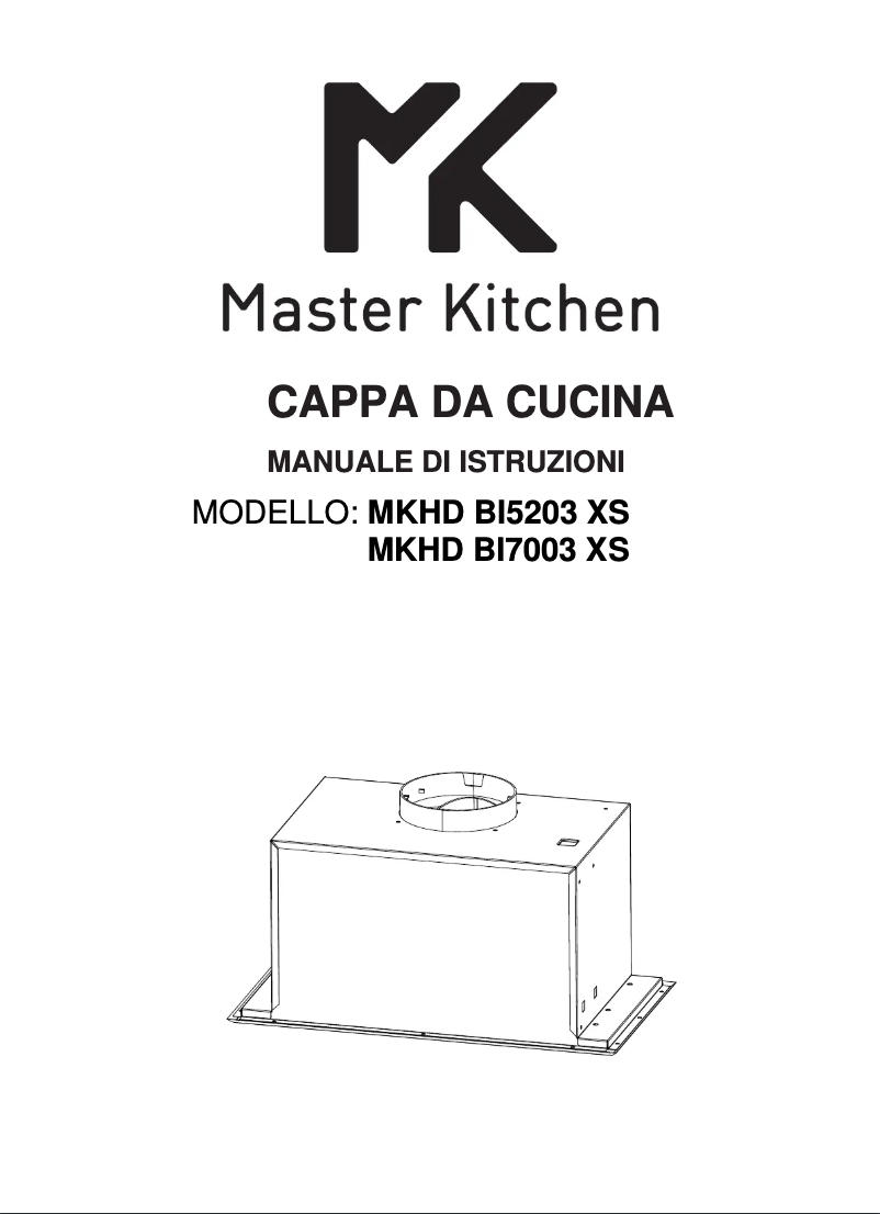 Page n°1 - Manuel utilisateur Master Kitchen MKHD BI5203 XS