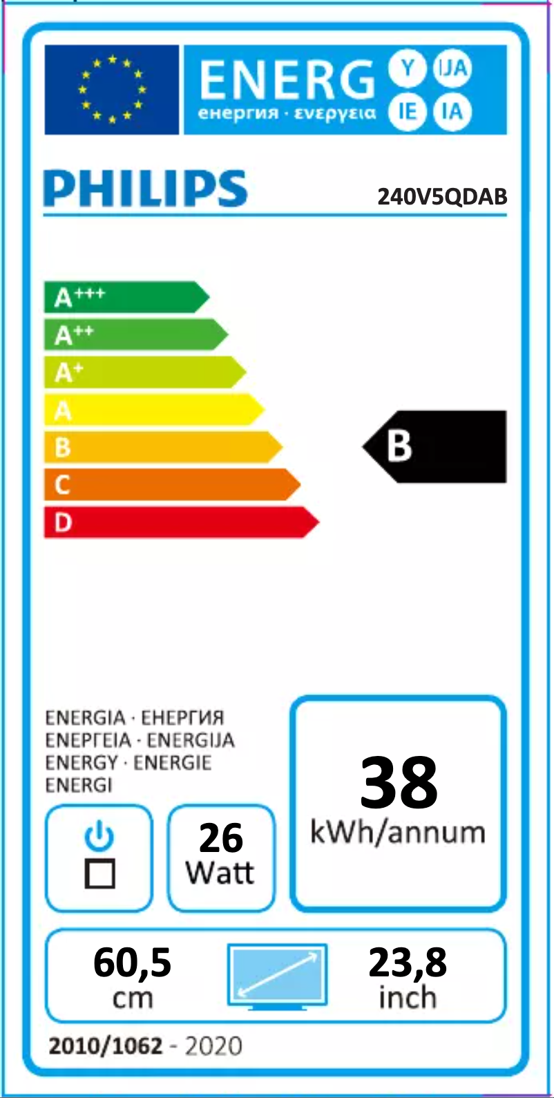 Imagen de la primera página del manual del dispositivo 240V5QDAB
