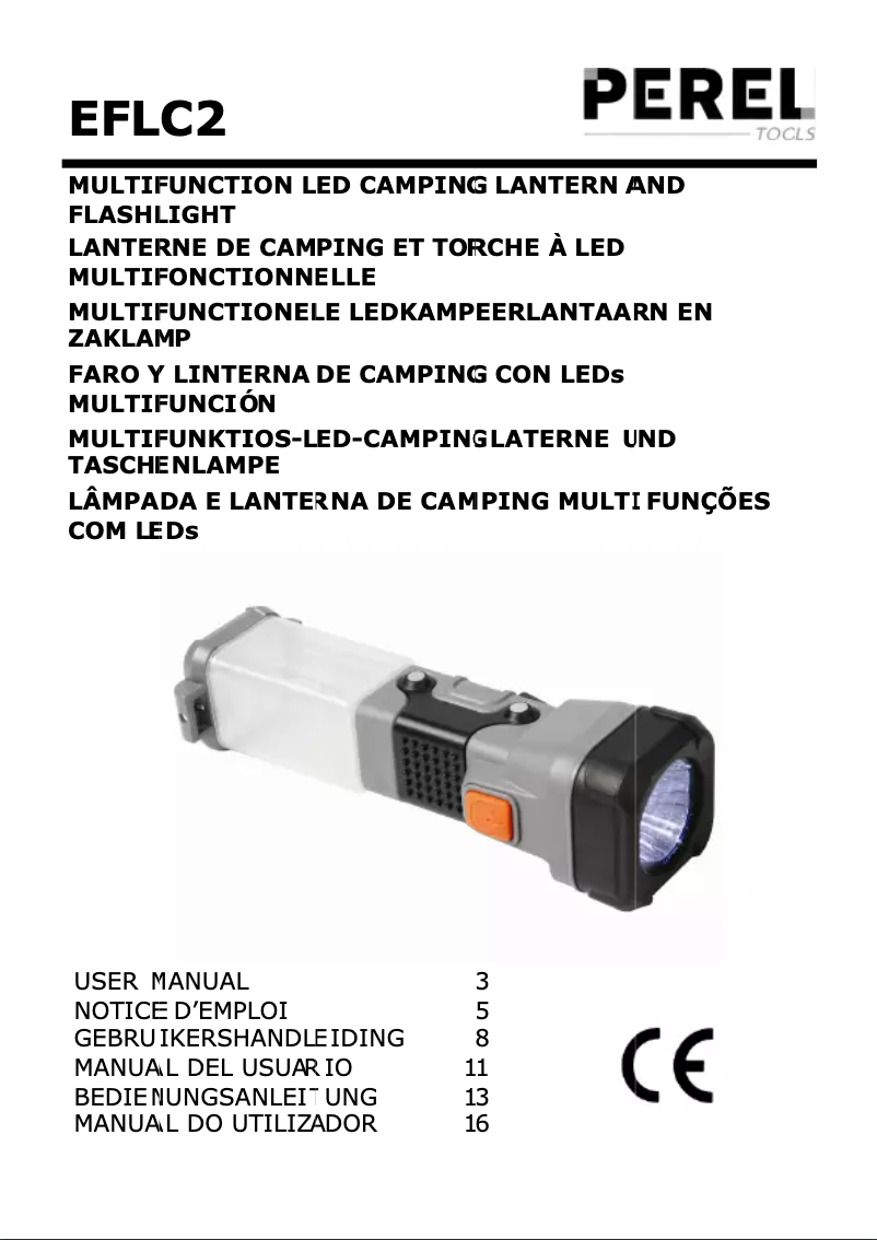 Image de la première page du manuel de l'appareil EFLC2