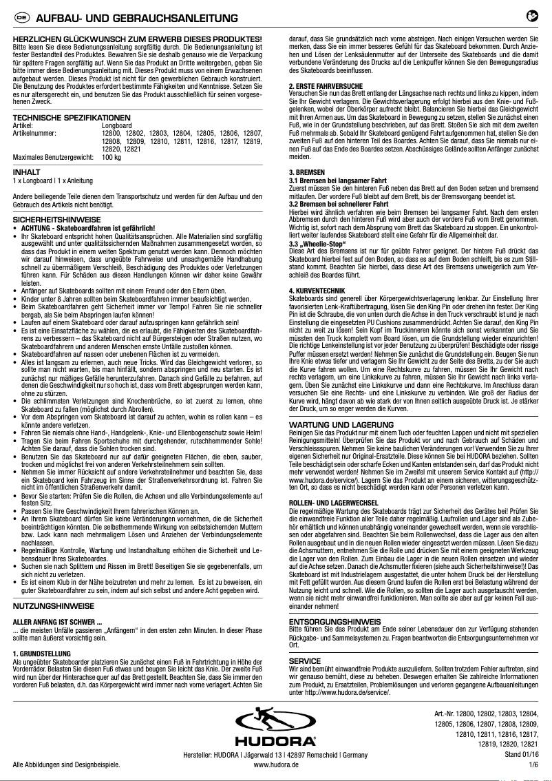 Imagen de la primera página del manual del dispositivo 12819