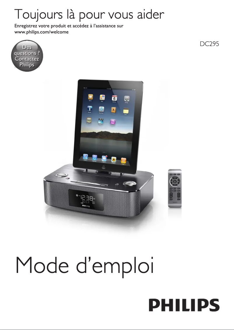 Page n°1 - Manuel utilisateur Philips DC295