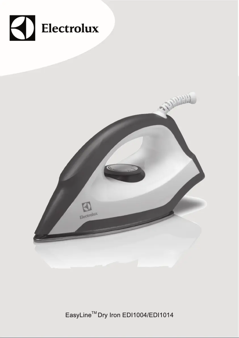 Page 1 de la notice Manuel utilisateur Electrolux EasyLine EDI1004