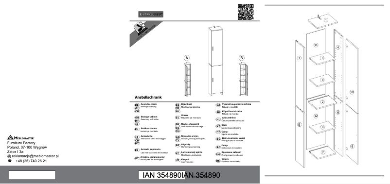 Page n°1 - Manuel utilisateur Livarno Lux IAN 354890