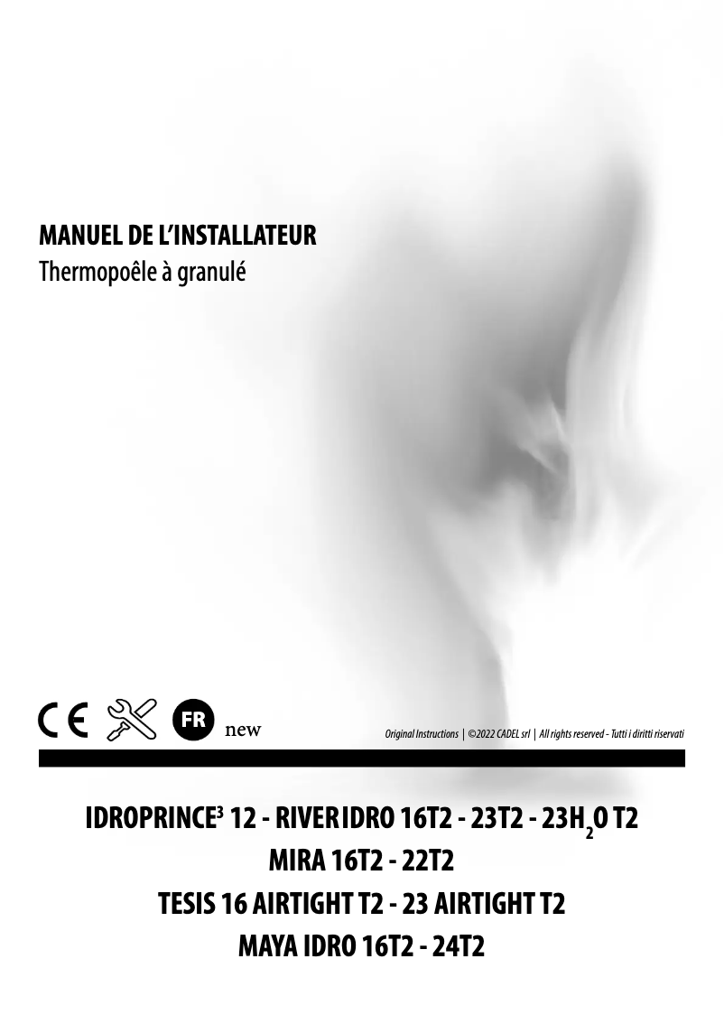 Page 1 de la notice Guide d'installation Cadel River Idro 23