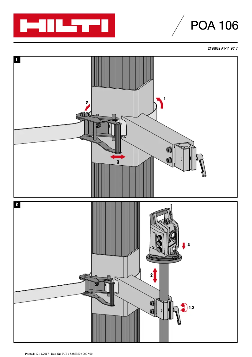 Imagen de la primera página del manual del dispositivo POA 106
