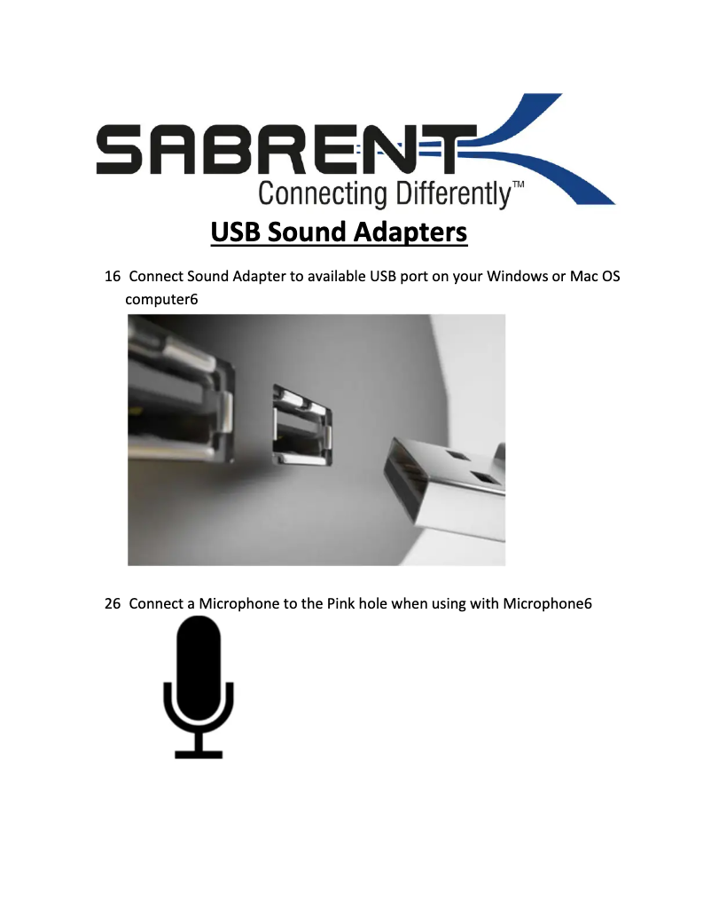 Page n°1 - Manuel utilisateur Sabrent HB-TBT4