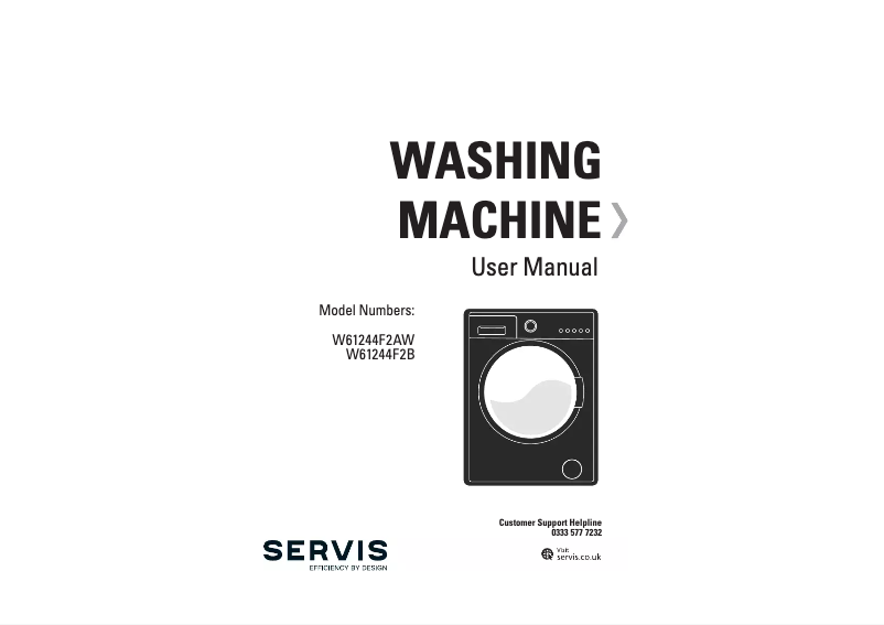 Page n°1 - Manuel utilisateur Servis W61244F2AW