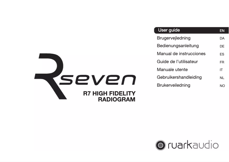 Página 1 del manual Manual de usuario Ruark Audio R7