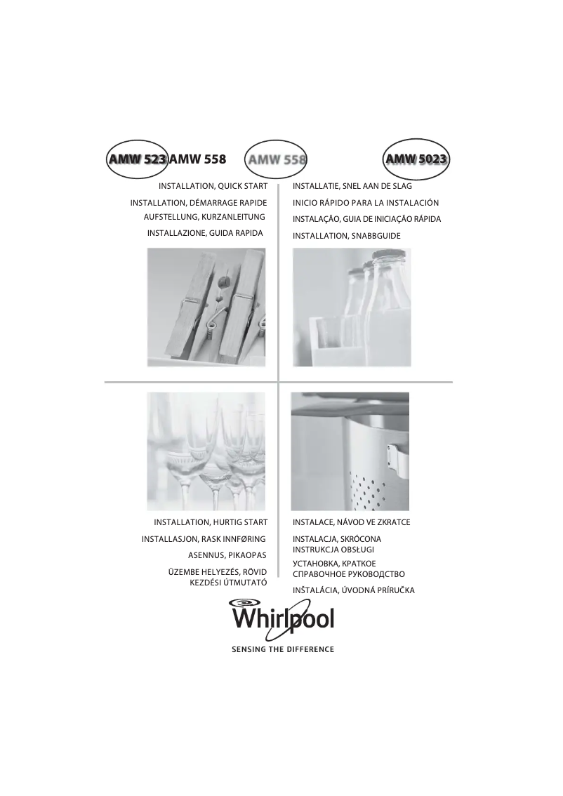 Page n°1 - Manuel utilisateur Whirlpool AMW 5023