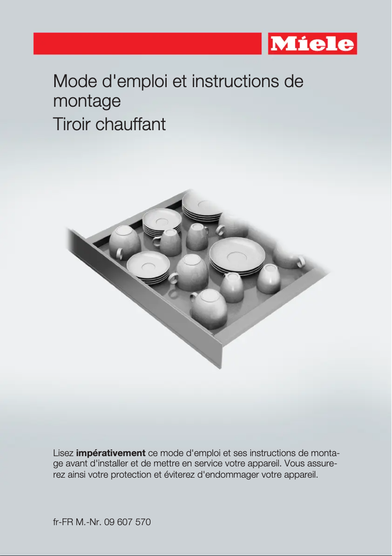 Page 1 de la notice Manuel utilisateur Miele EGW 6210