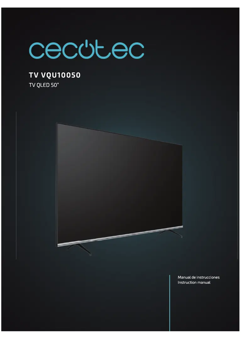 Page 1 de la notice Manuel utilisateur Cecotec VQU10050