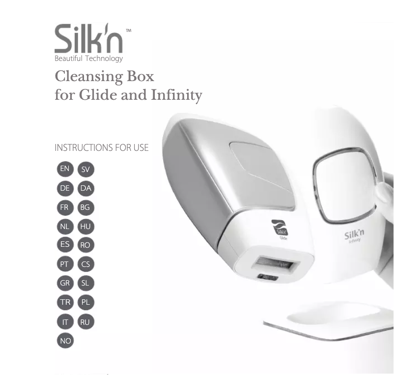 Page n°1 - Manuel utilisateur Silk'n CB1PEU