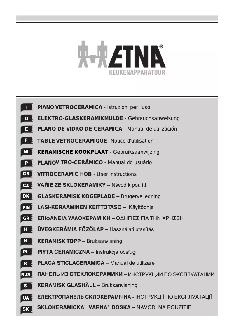 Page 1 de la notice Manuel utilisateur Etna T 201
