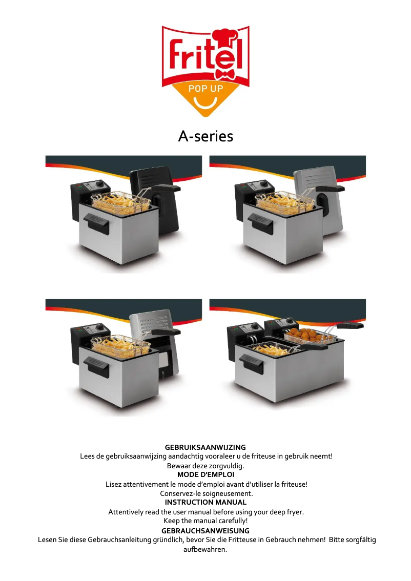 Page 1 de la notice Manuel utilisateur Fritel A102