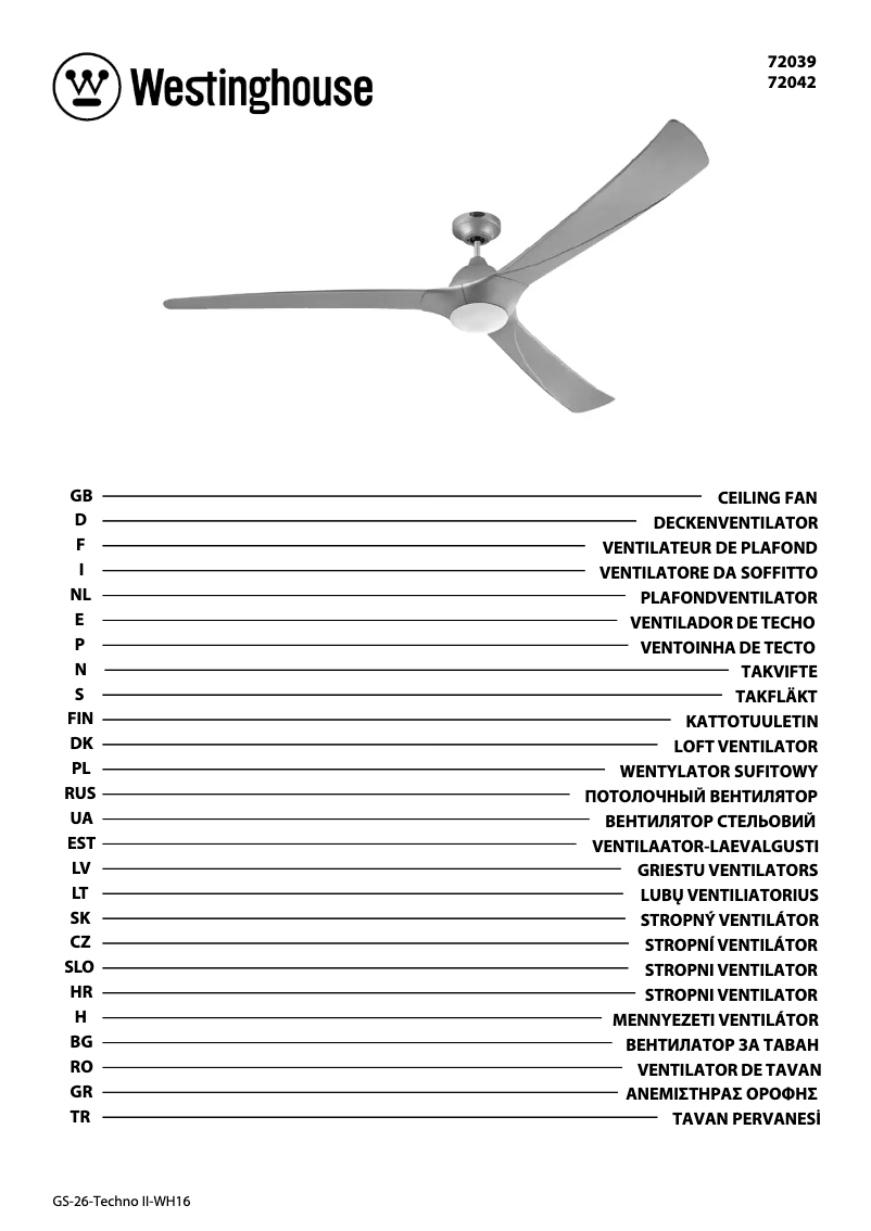 Image de la première page du manuel de l'appareil 72039
