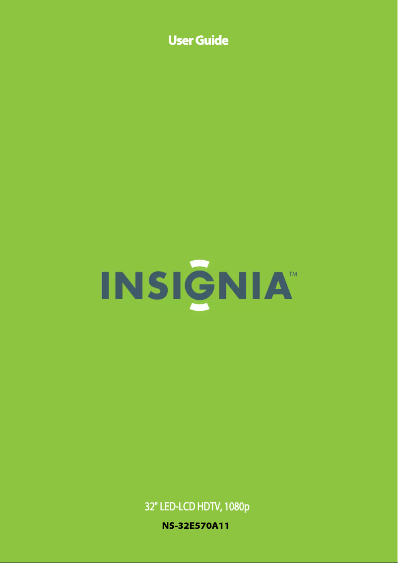 Page n°1 - Manuel utilisateur Insignia NS-32E570A11