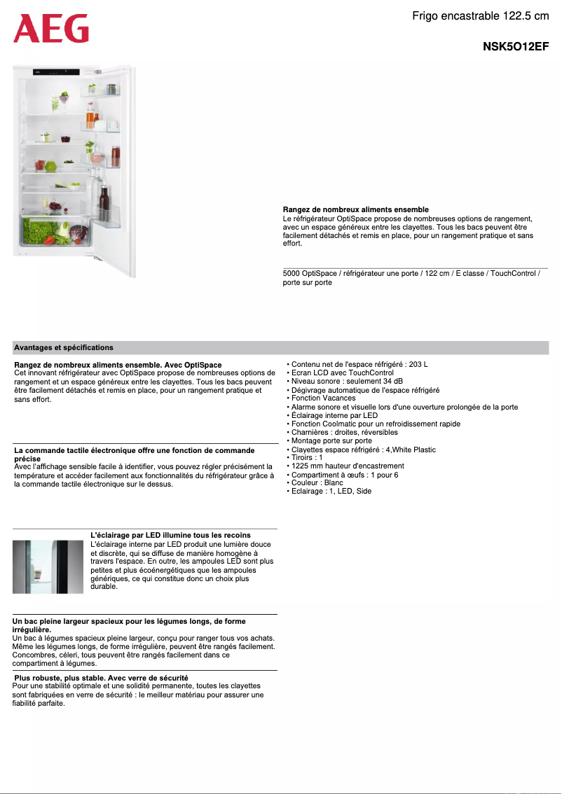 Image de la première page du manuel de l'appareil NSK5O12EF