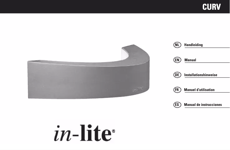 Página 1 del manual Manual de usuario in-lite Curv