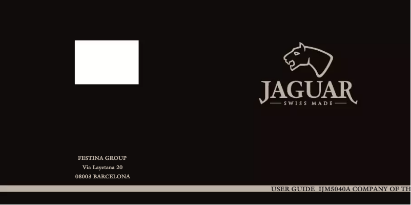 Image de la première page du manuel de l'appareil J636