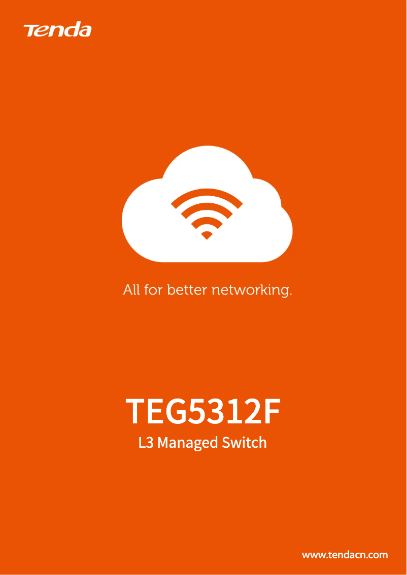 Imagen de la primera página del manual del dispositivo TEG5312F
