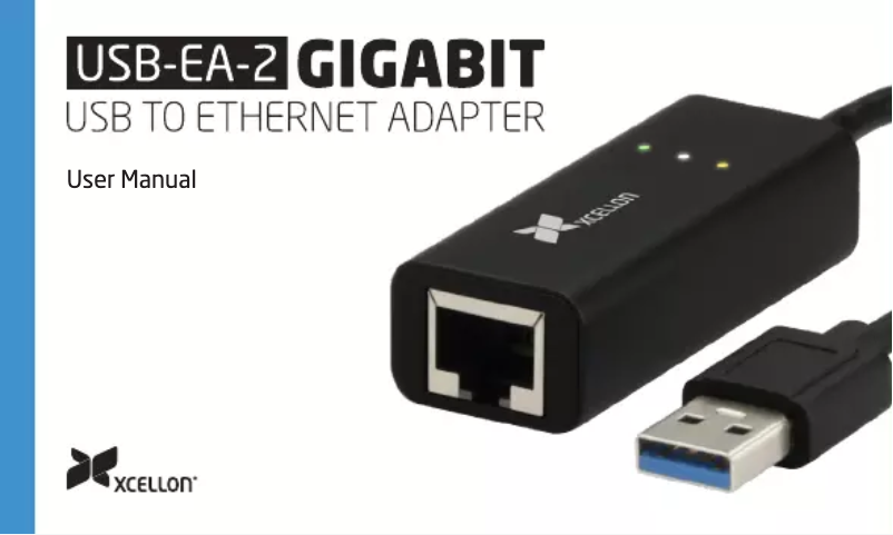 Page 1 de la notice Manuel utilisateur Xcellon USB-EA-2