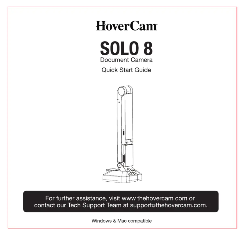 Página 1 del manual Manual de usuario HoverCam Solo 8