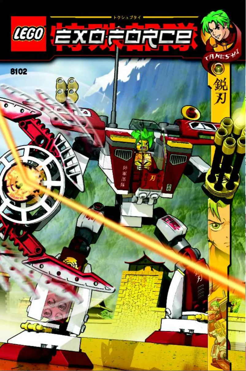 Image de la première page du manuel de l'appareil Exo Force 8102