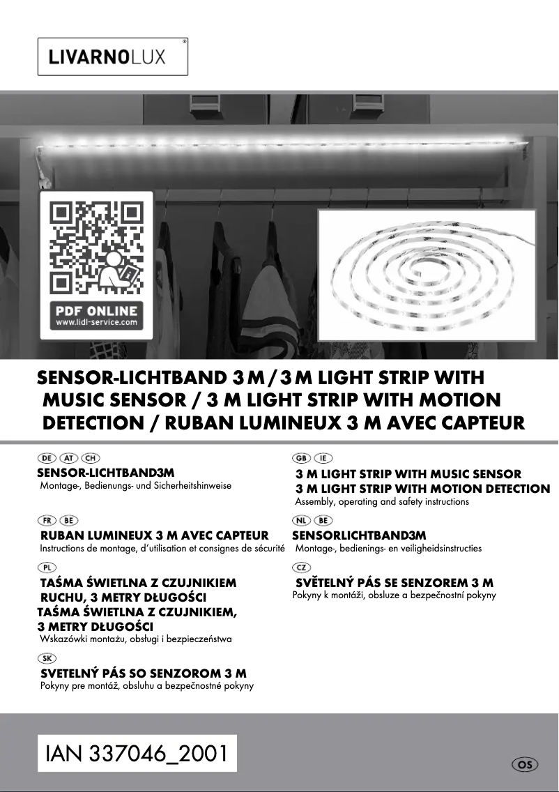 Image de la première page du manuel de l'appareil IAN 337046