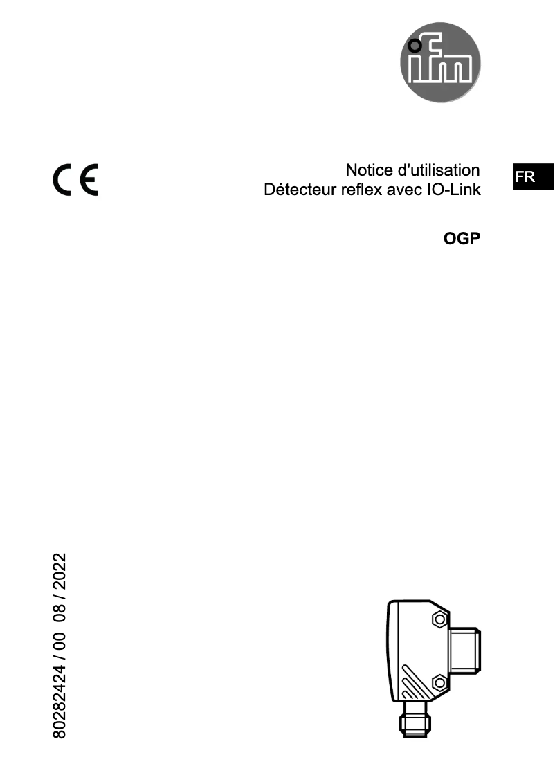 Image de la première page du manuel de l'appareil OGP280