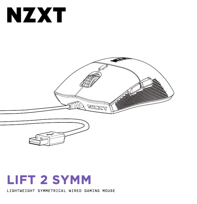Page 1 de la notice Manuel utilisateur NZXT Lift 2 Symm