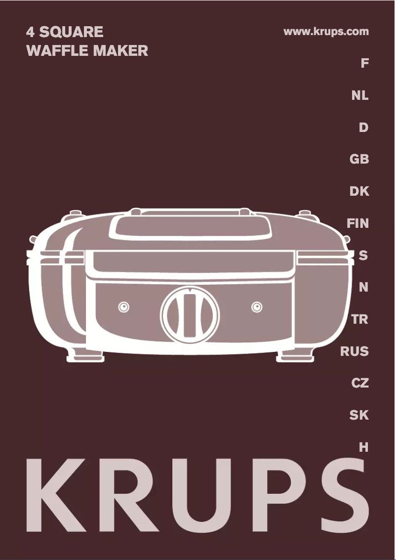 Page n°1 - Manuel utilisateur Krups WD7004