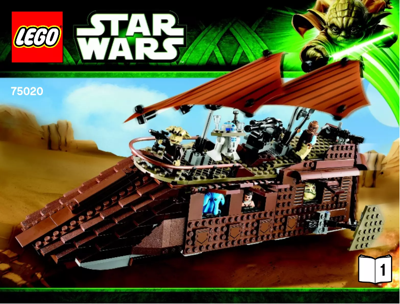 Page 1 de la notice Manuel utilisateur Lego Jabba’s Sail Barge