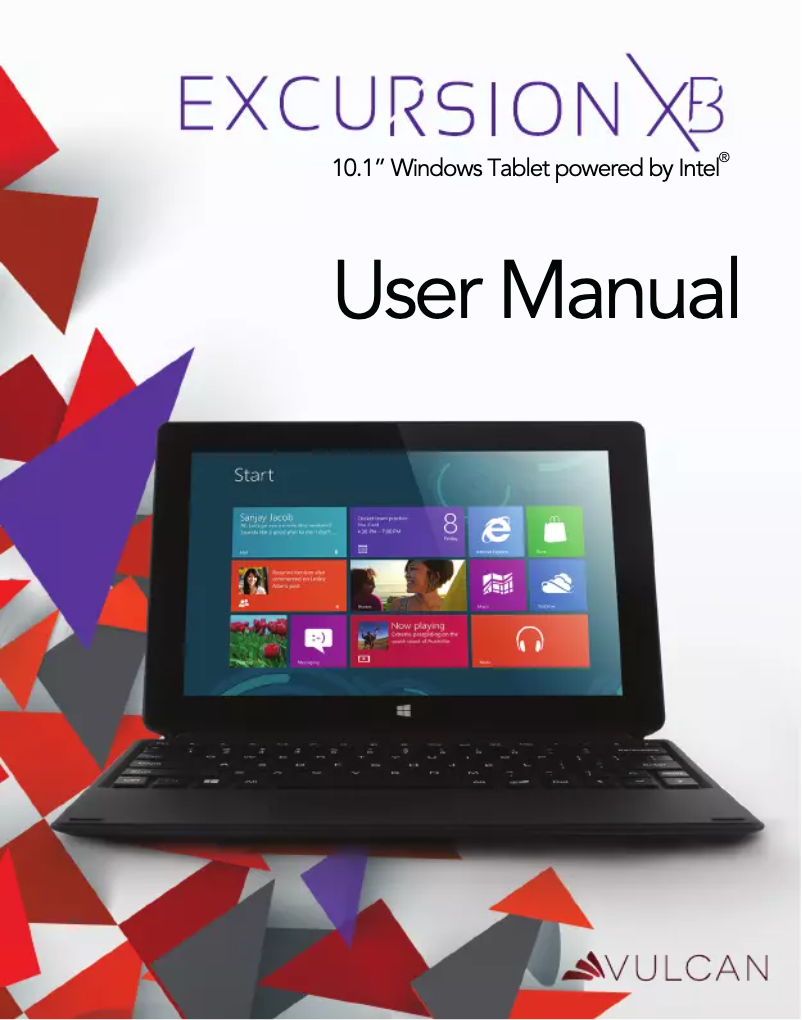 Page 1 de la notice Manuel utilisateur Vulcan VTA1005XB