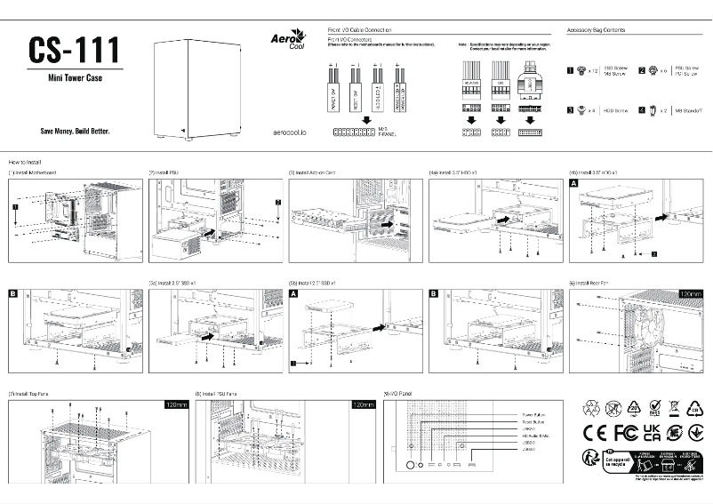 Image de la première page du manuel de l'appareil CS-111