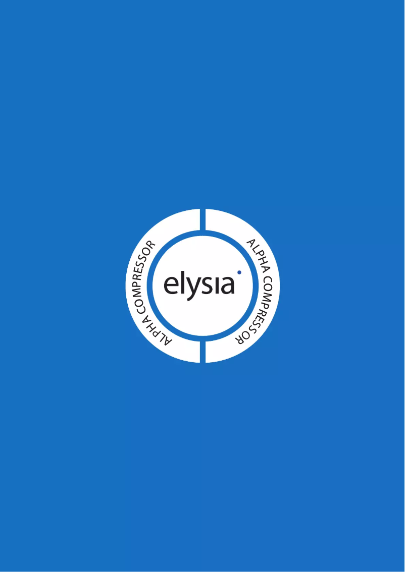 Página 1 del manual Manual de usuario Elysia Alpha Compressor