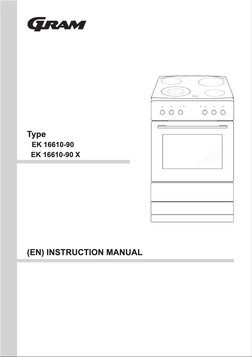 Página 1 del manual Manual de usuario Gram EK 16610-90 X