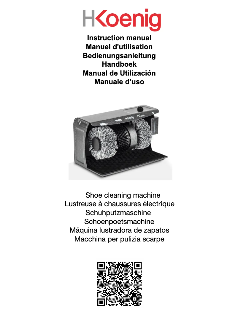 Page 1 de la notice Manuel utilisateur H.Koenig U600