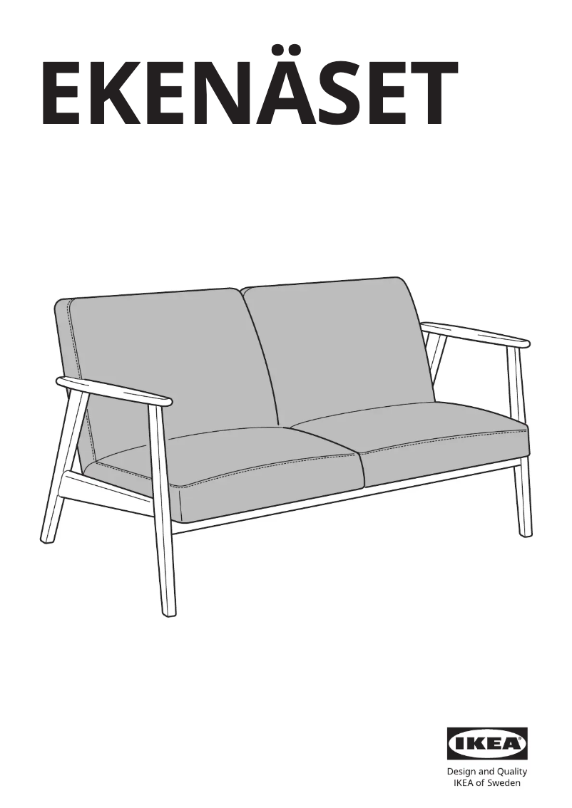 Image de la première page du manuel de l'appareil EKENÄSET 305.335.01