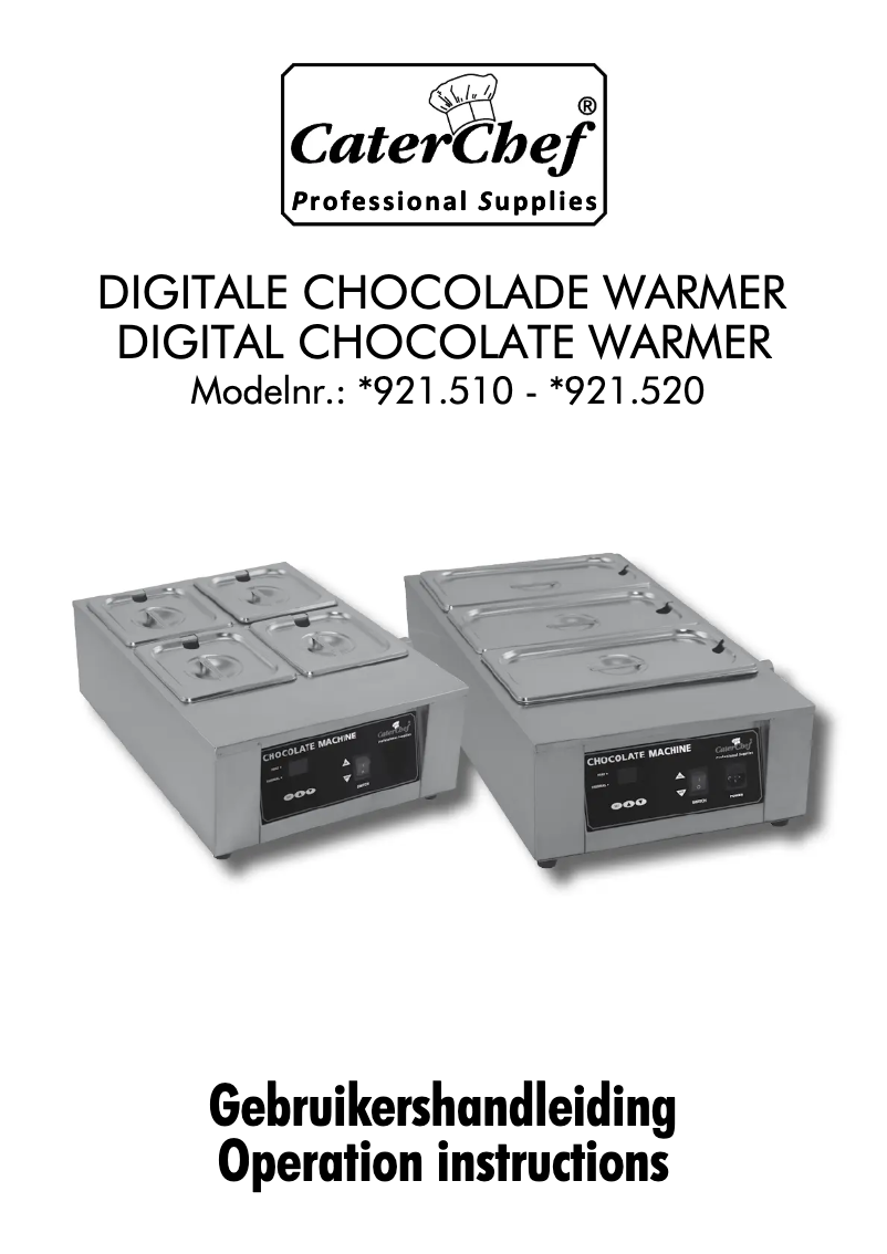 Image de la première page du manuel de l'appareil 921510