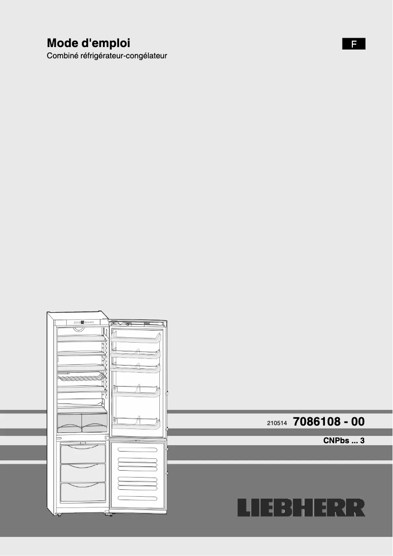 Page n°1 - Manuel utilisateur Liebherr CNPbs 4013 Comfort NoFrost