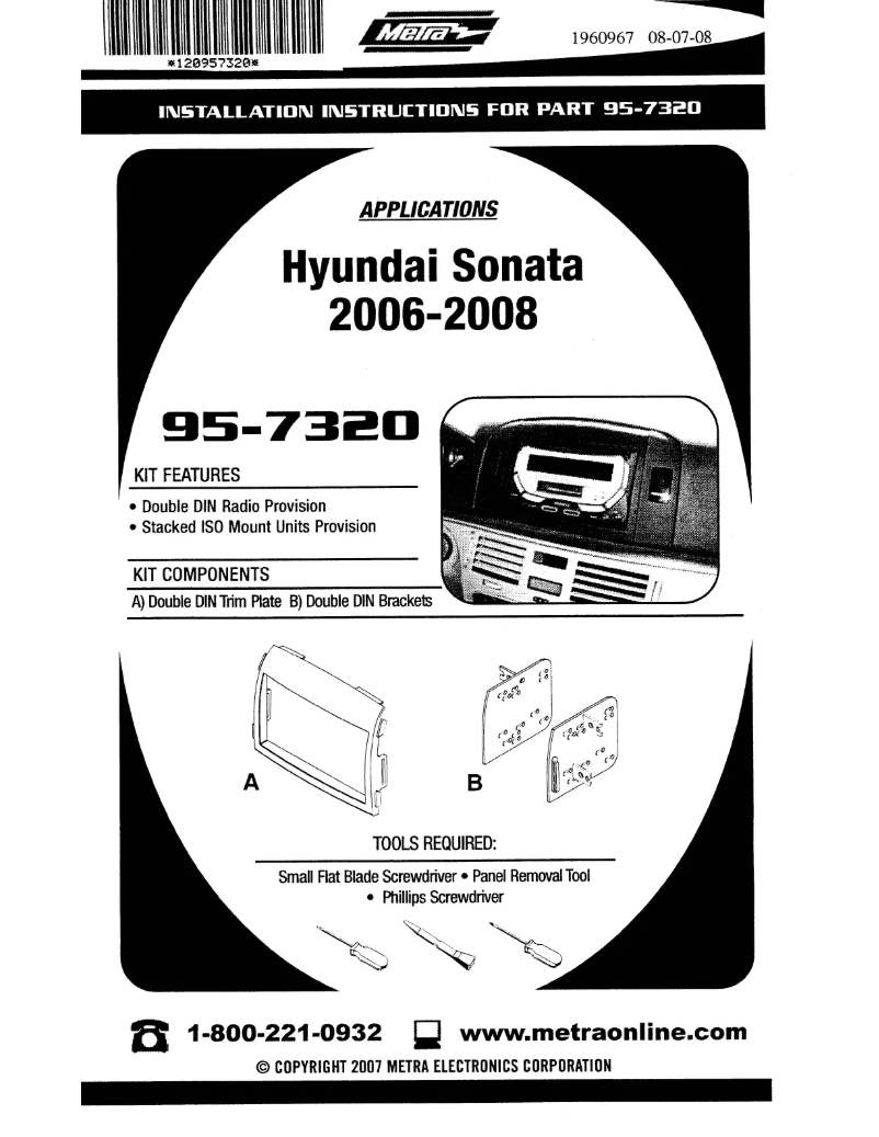 Image de la première page du manuel de l'appareil 95-7320